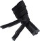 YKK - Vislon Ski & Sport Jacket Zipper Reversible Slide YKK #5 Molded Plastic Separating End Color BLACK Made in USA - Custom Length (26)